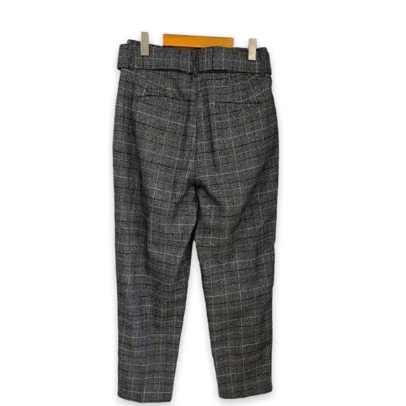 Another?story grey plaid?belted pants size 9 - Picture 2 of 10